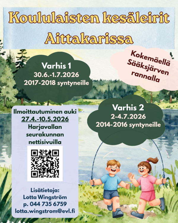 Varhaisnuorten kesäleirit 2026