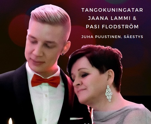 Kuvassa Pasi Flodström ja Jaana Lammi