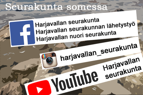 Seurakunnan some-kanavien hakusanat.