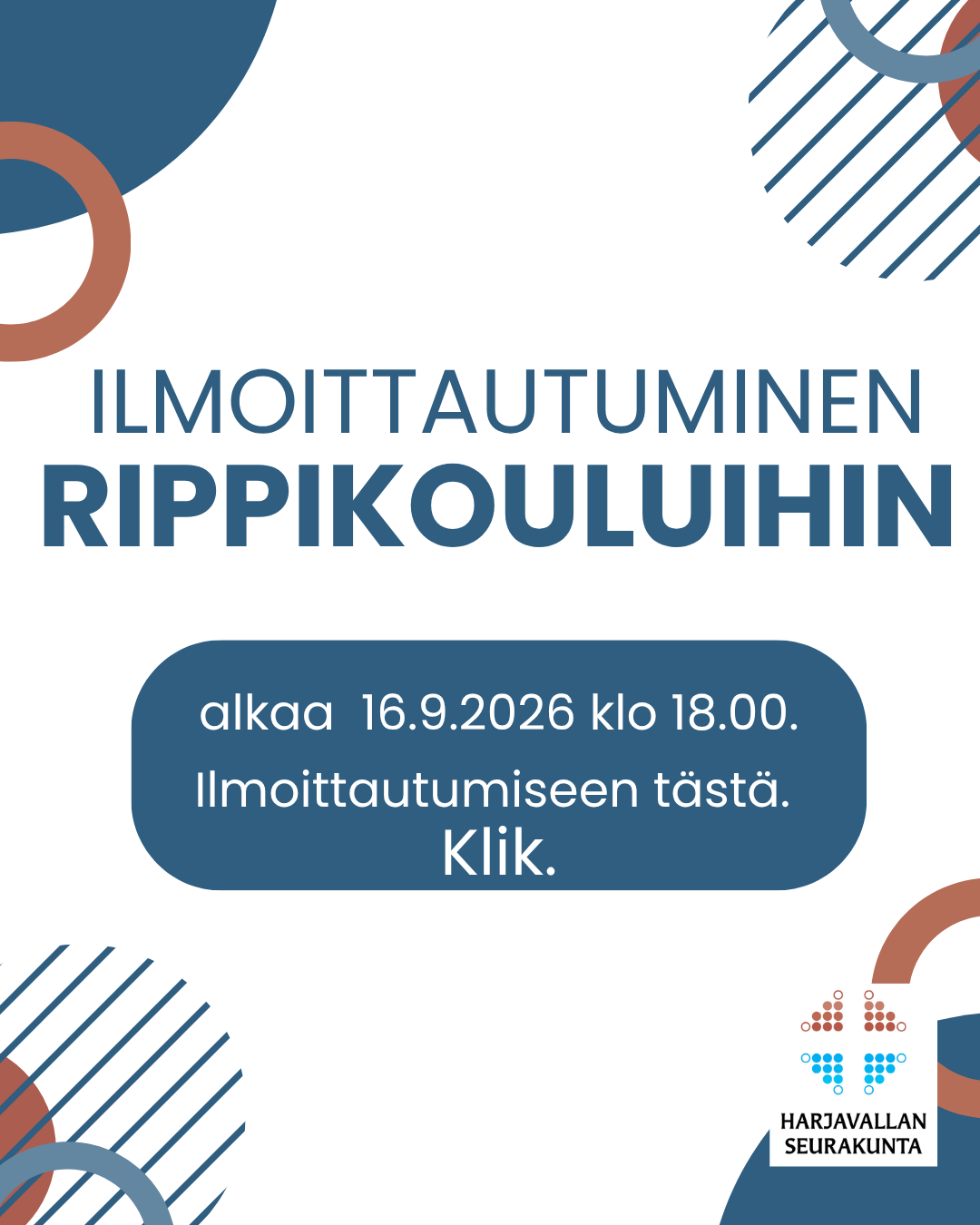 rippikouluihin ilmoittautumislinkki