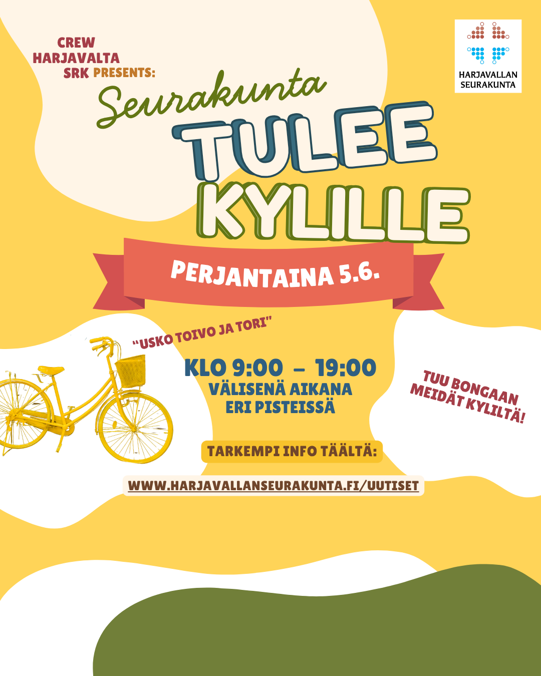 seurakunnan työntekijät jalkautuvat